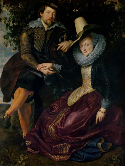 Autoportrait avec Isabella Brandt, sa première épouse, dans la tonnelle de chèvrefeuille, vers 1609 - Peter Paul Rubens